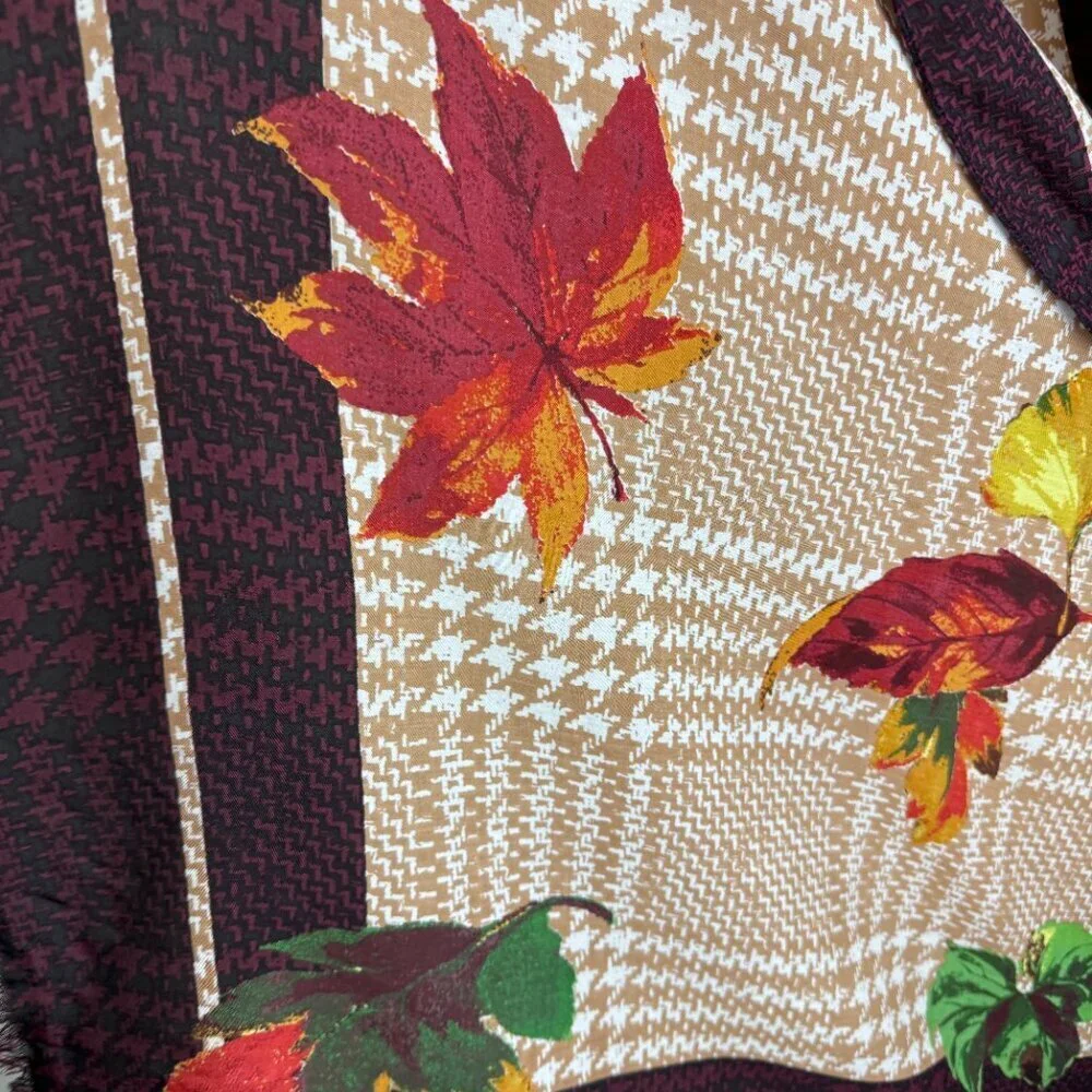 Falling Leaves Scarf Wrap 100% MODAL   26